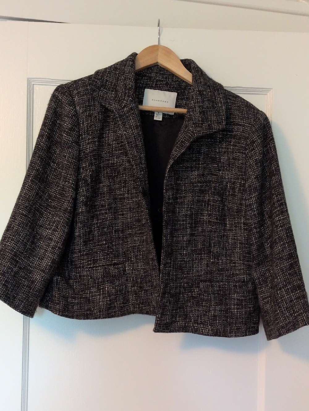 Antgropologie Allegory Tweed Cropped Blazer